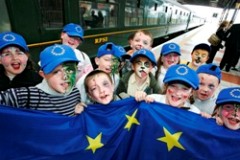 Trains, planes and automobiles help mark Europe day